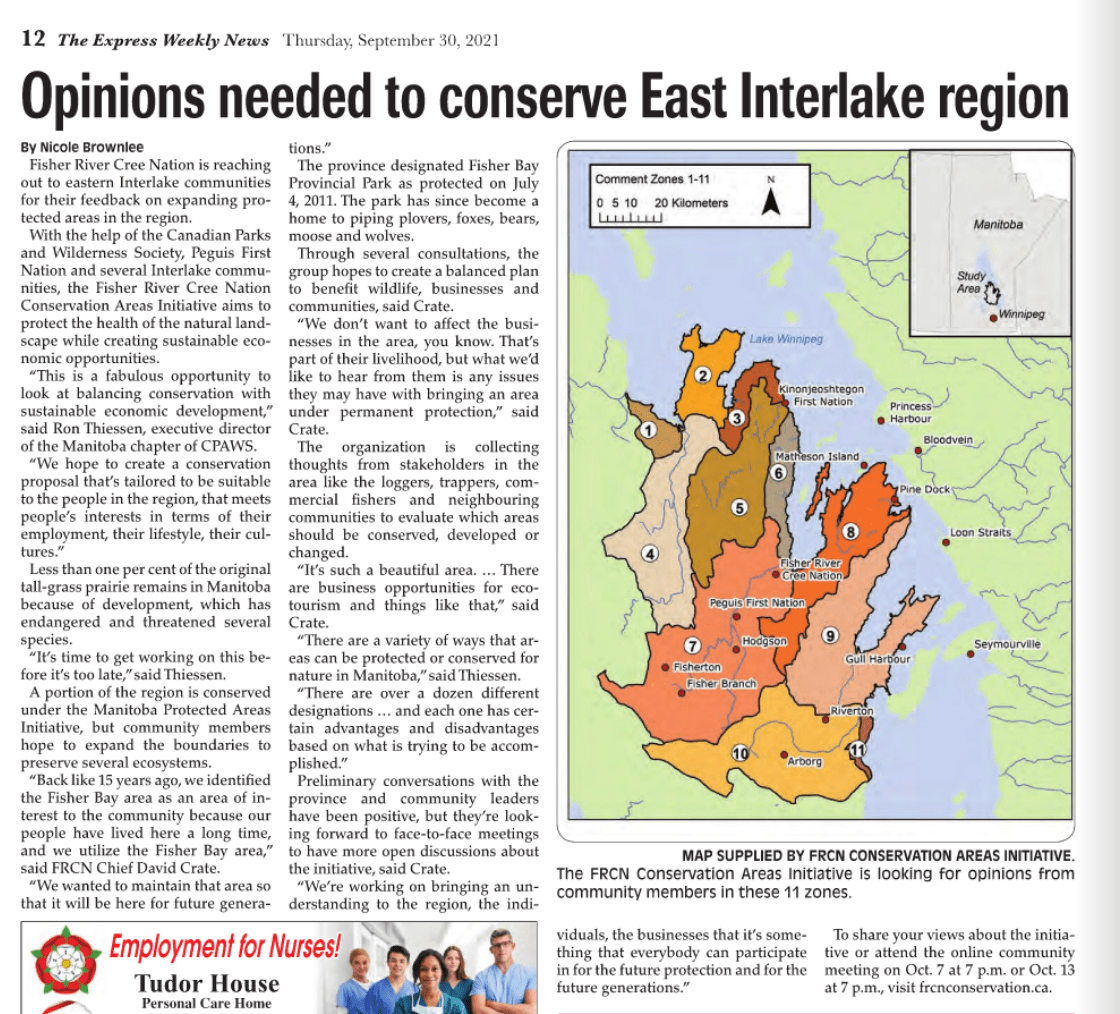 Featured image for “Opinions Needed to Conserve East Interlake Region: Express Weekly News”